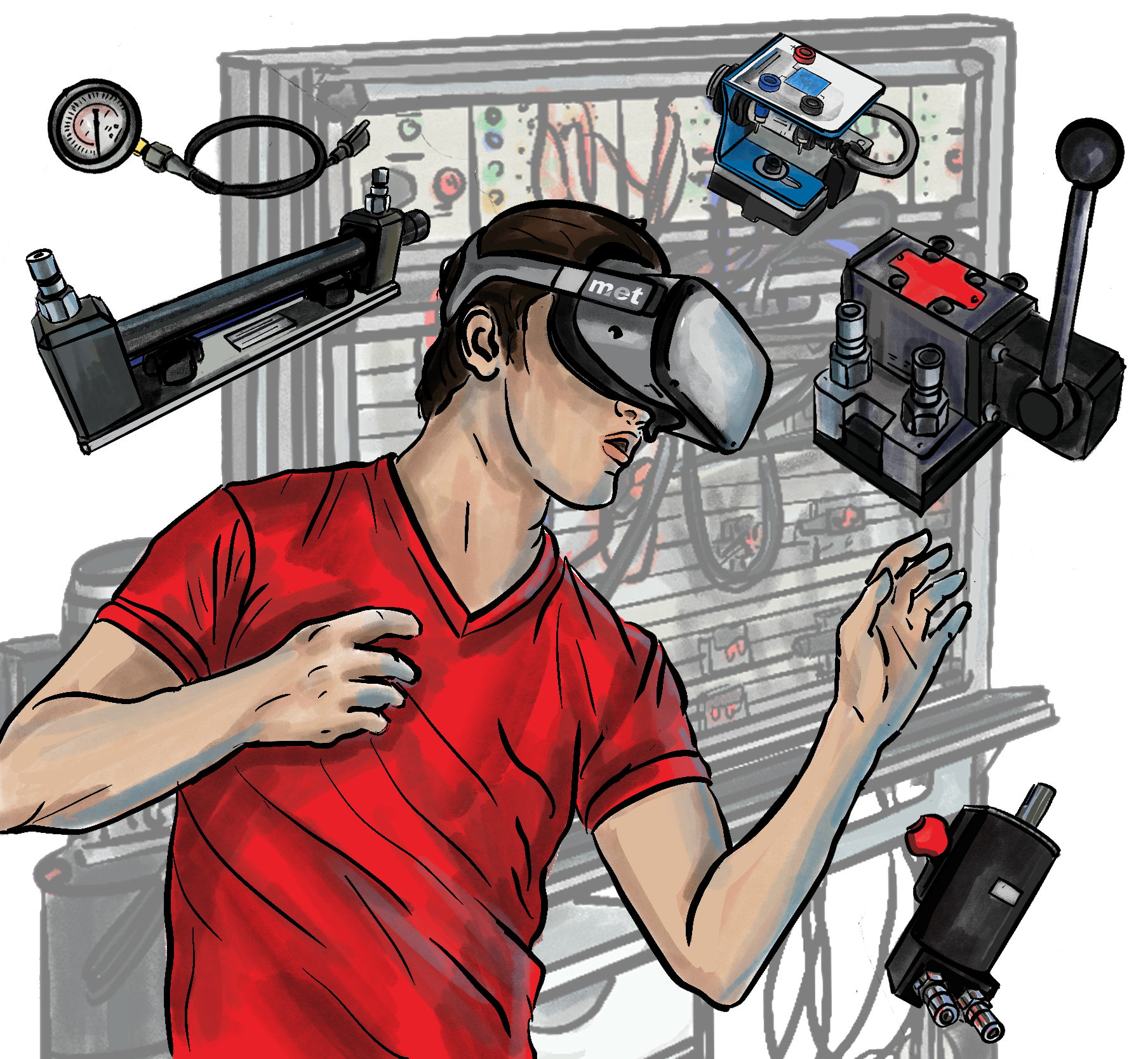 Virtual Reality Training Set