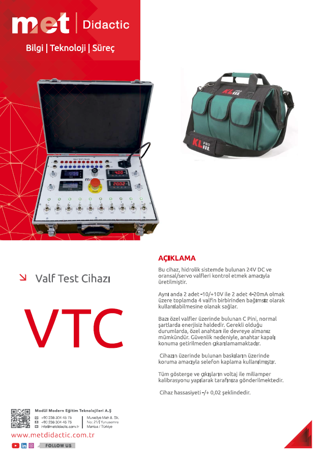 VALF TEST CİHAZI