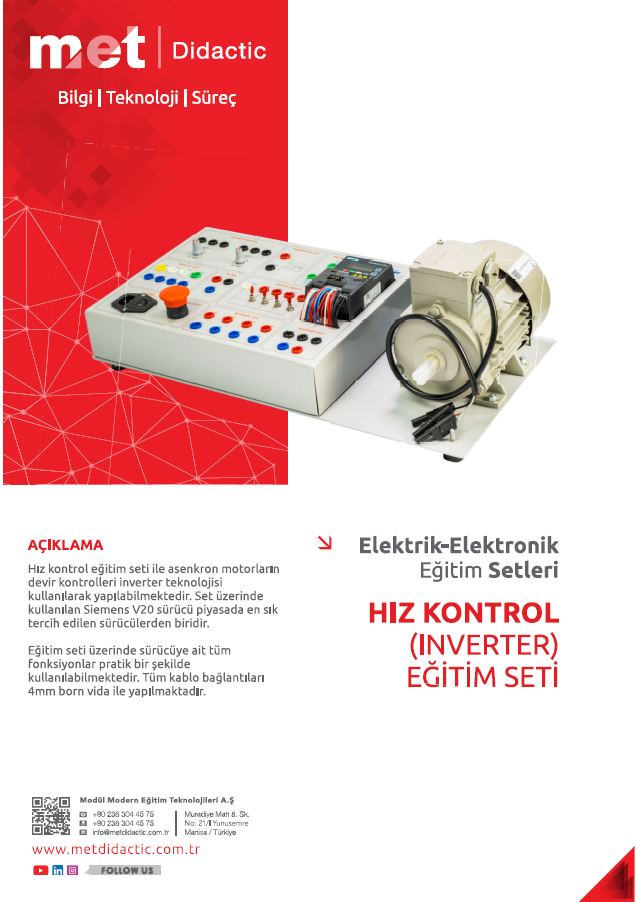 HIZ KONTROL EĞİTİM SETİ